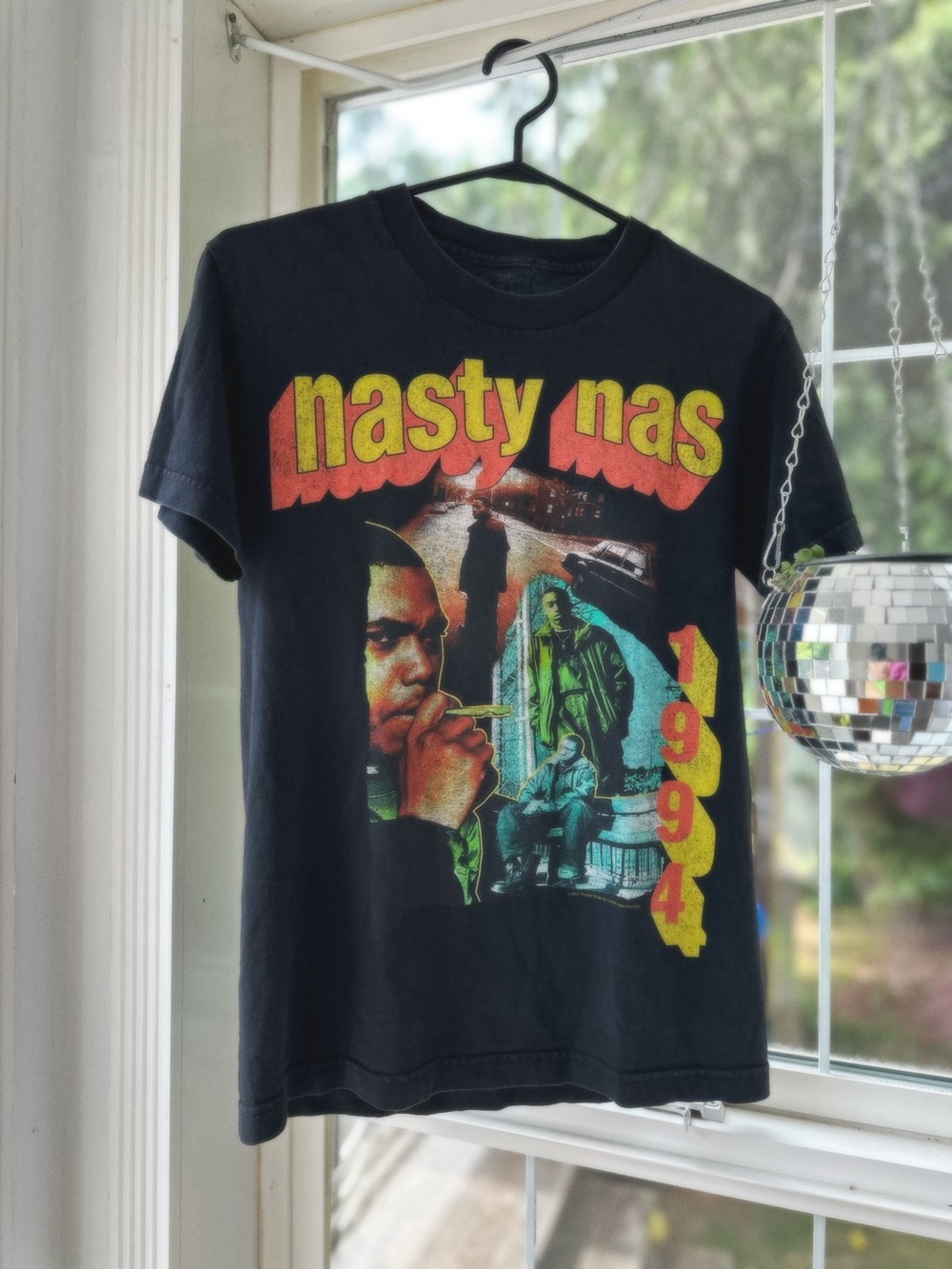 Vintage Y2K Nasty Nas Graphic Tee - S